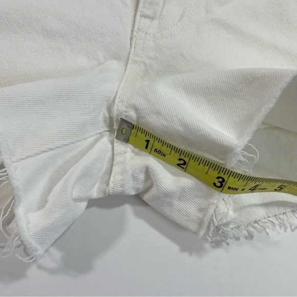 New Madewell Relaxed Denim Shorts Tile White - Picture 9 of 9